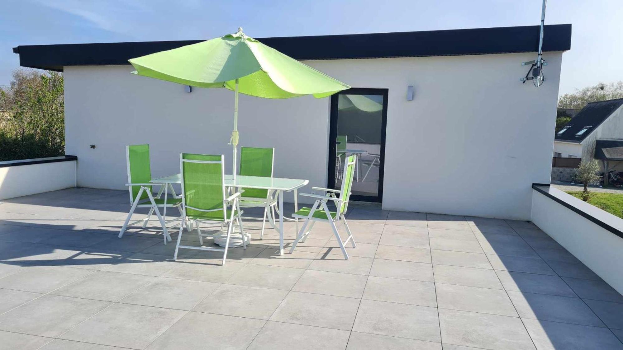 Location Saisonniere Pres De La Mer Avec Rooftop Riantec Екстериор снимка